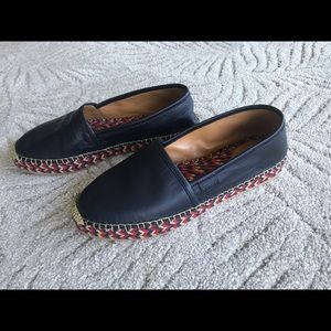 GUCCI Leather espadrilles in Navy - NWOT 40.5 EUR